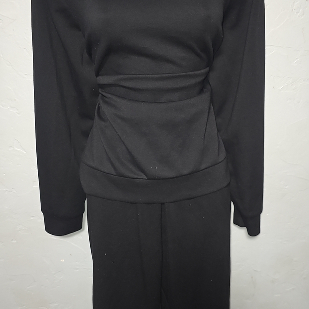 Fantaslook Black Long Sleeve Top